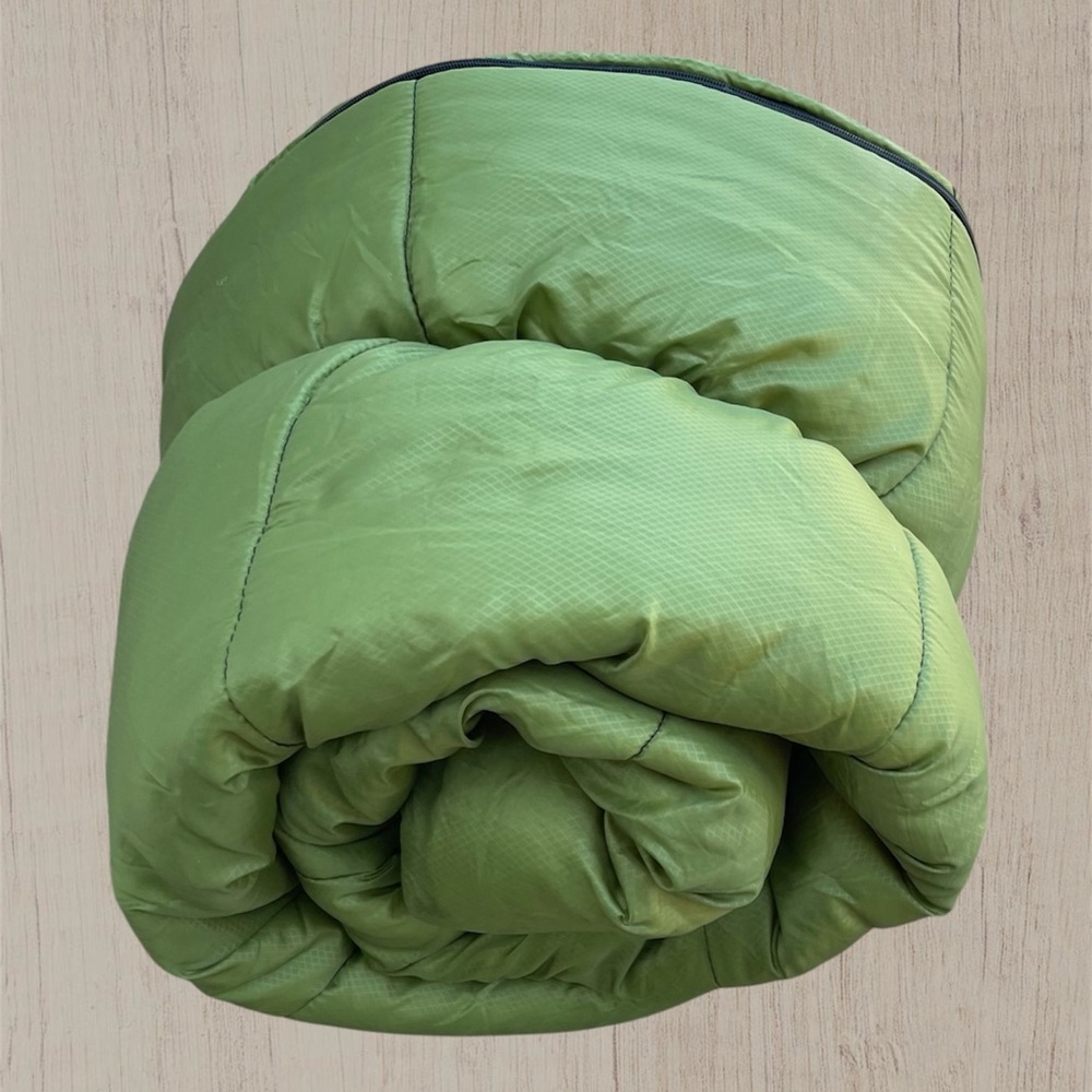Exxel Outdoors green sleeping bag